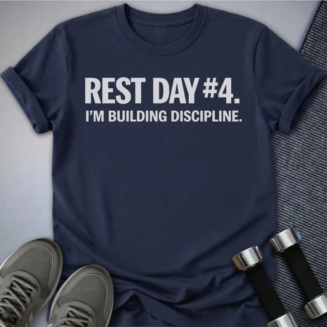 Printify T-Shirt S / Navy Building Discipline T-Shirt