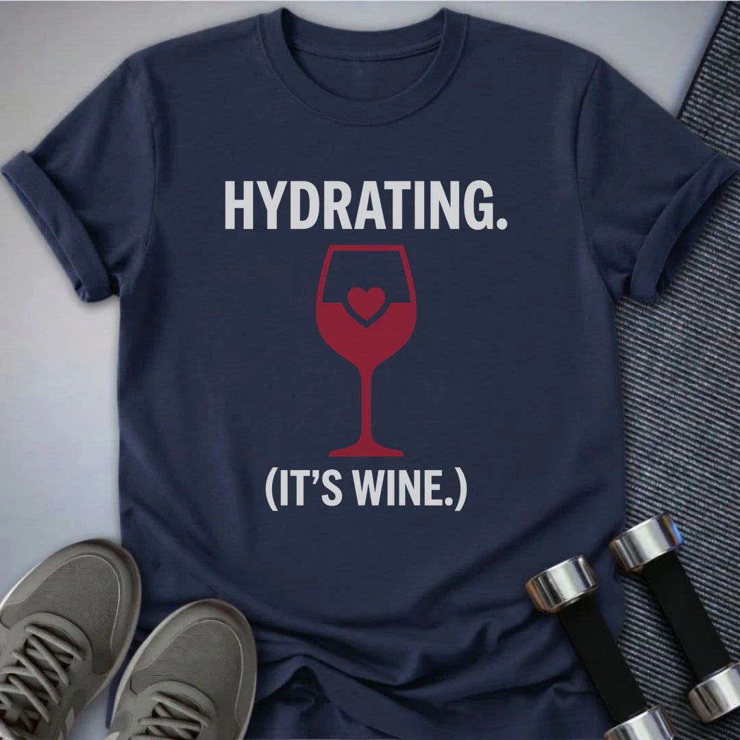 Printify T-Shirt S / Navy Hydrating T-Shirt