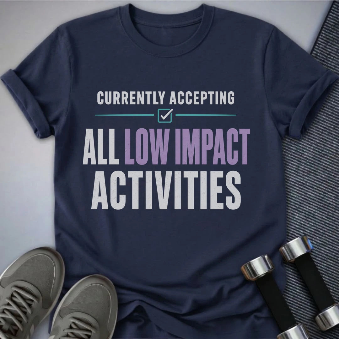 Printify T-Shirt XS / Navy Low Impact Positive T-Shirt