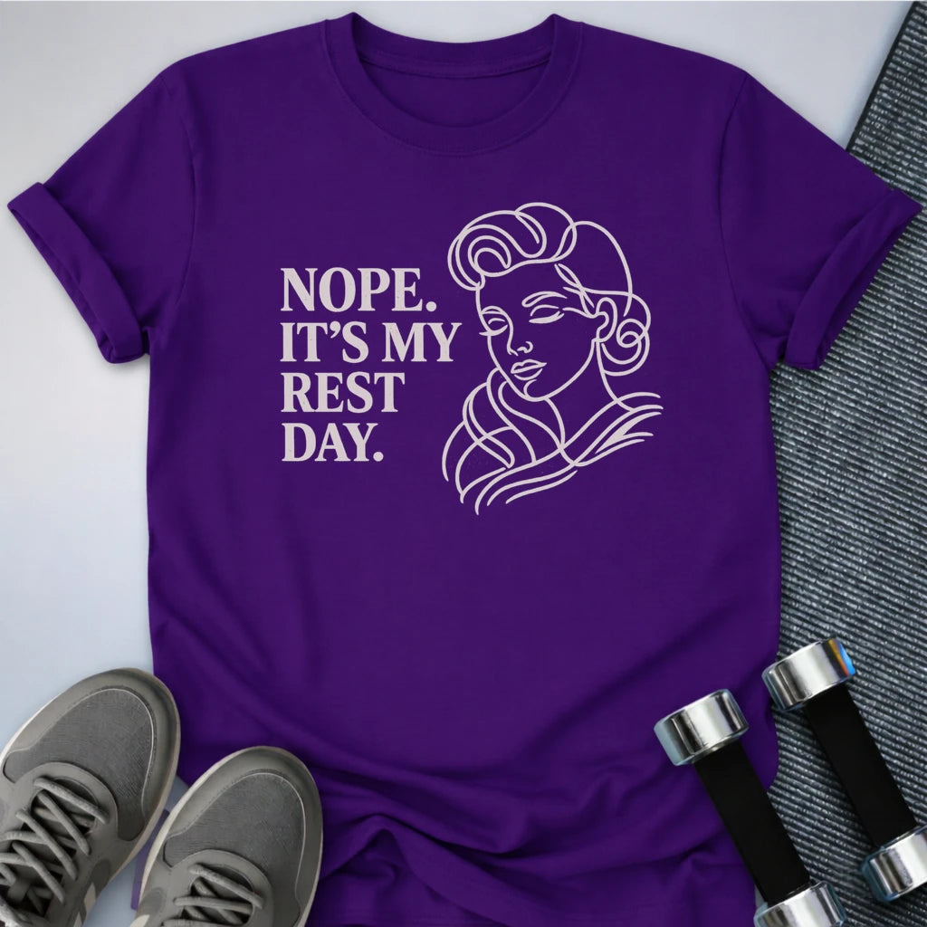 Printify T-Shirt Team Purple / S My Rest Day T-Shirt