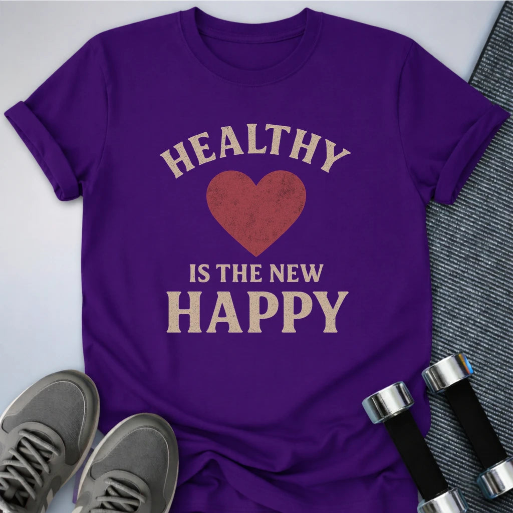 Printify T-Shirt Team Purple / S Healthy Girl T-Shirt
