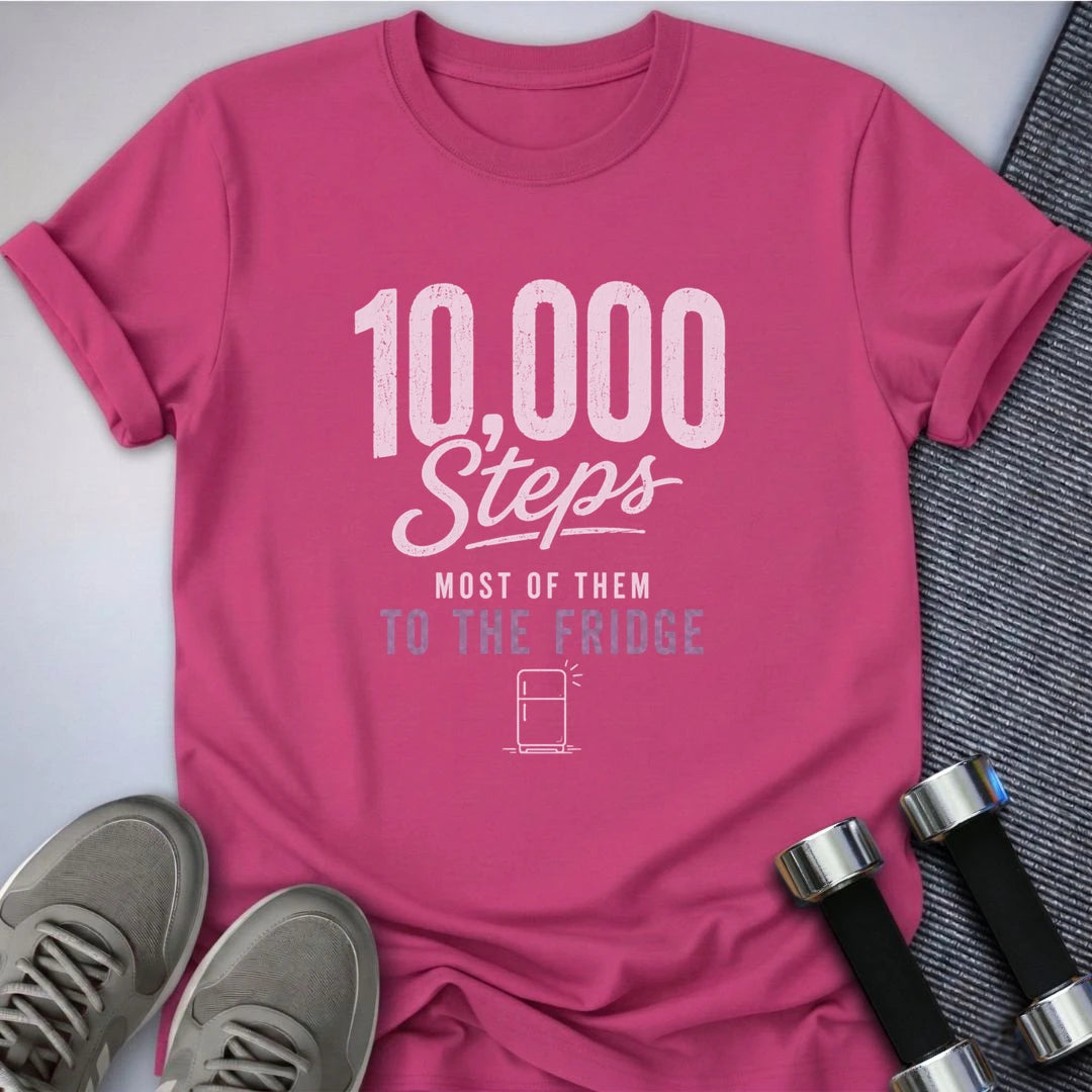 Printify T-Shirt S / Berry 10K Steps T-Shirt