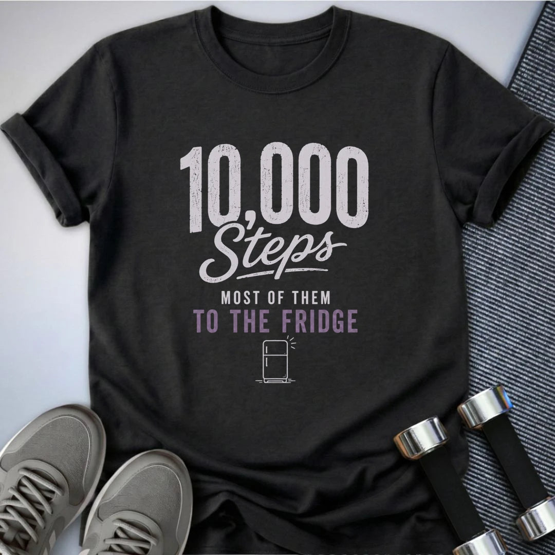 Printify T-Shirt S / Dark Grey Heather 10K Steps T-Shirt