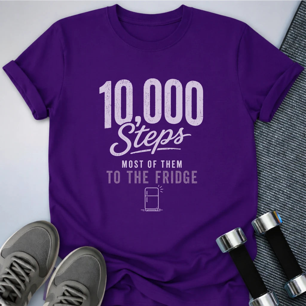 Printify T-Shirt S / Team Purple 10K Steps T-Shirt