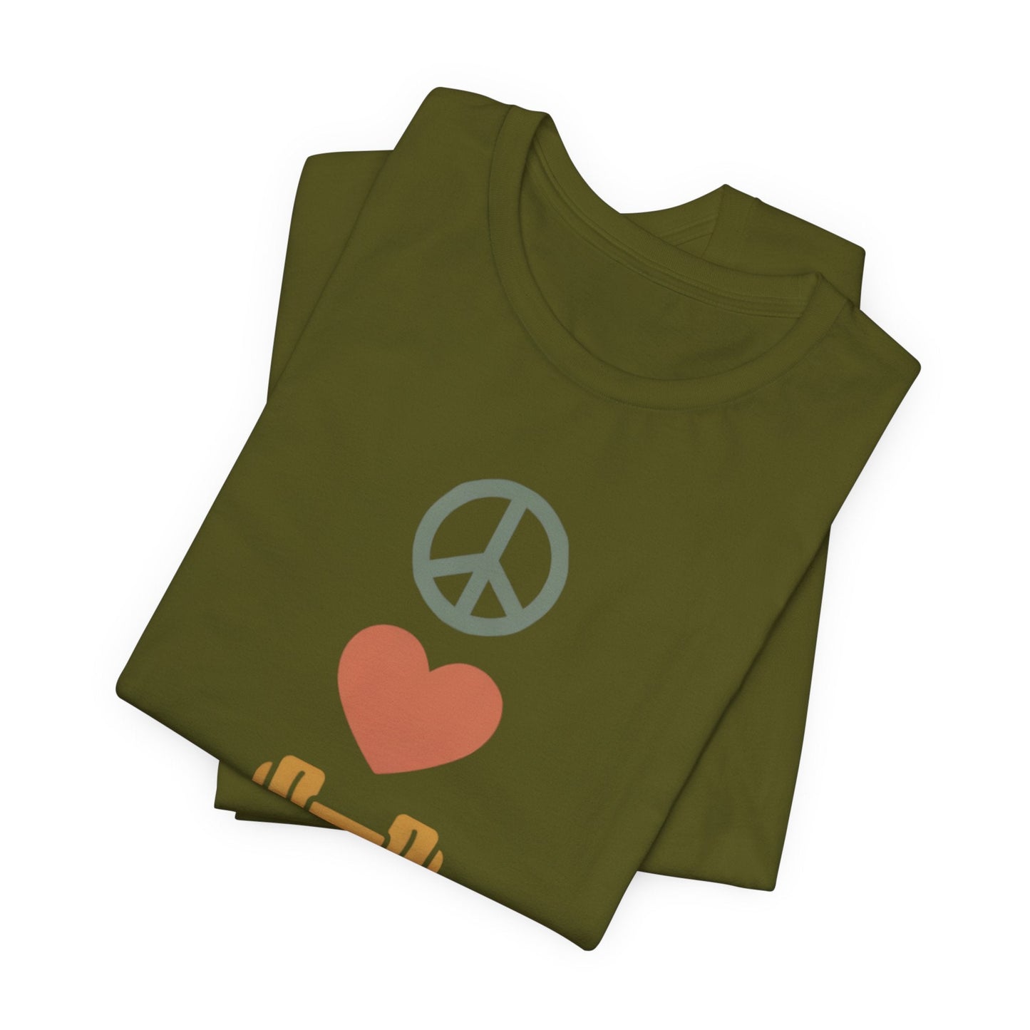 Printify T-Shirt Love & Light Weights T-Shirt