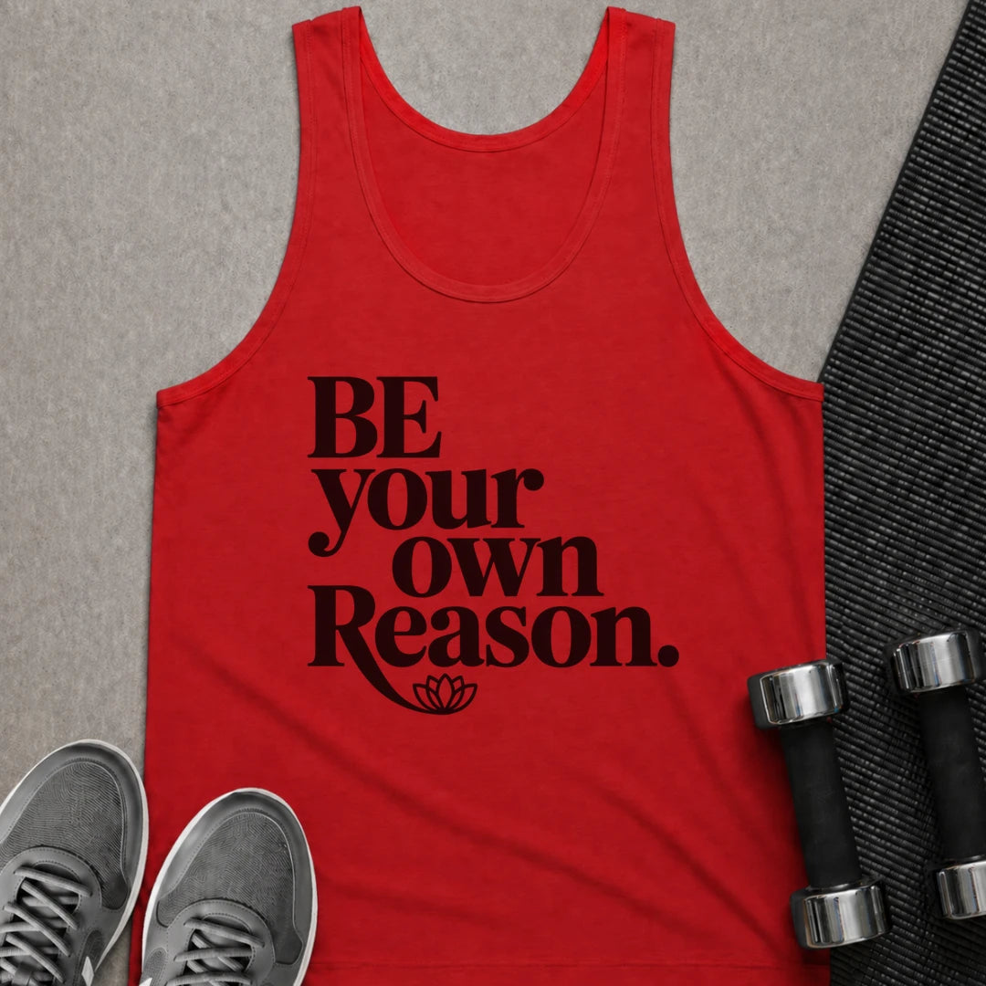 Printify Tank Top XS / Red Be The Reason - Tank Top
