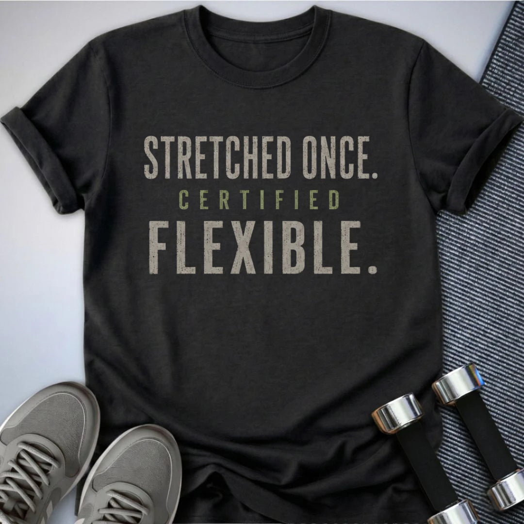 Printify T-Shirt S / Dark Grey Heather Certified Flexible T-Shirt