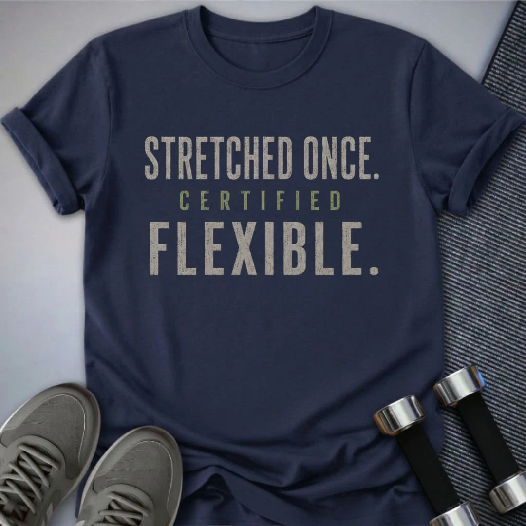 Printify T-Shirt S / Navy Certified Flexible T-Shirt