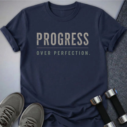 Printify T-Shirt S / Navy Perfection Second T-Shirt
