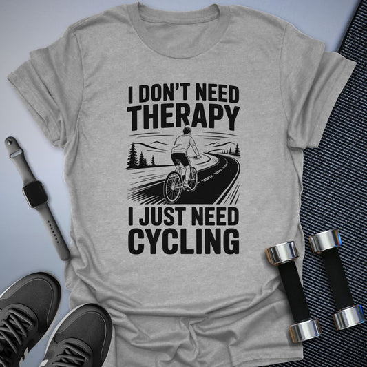 Cycling Is Therapy T-Shirt