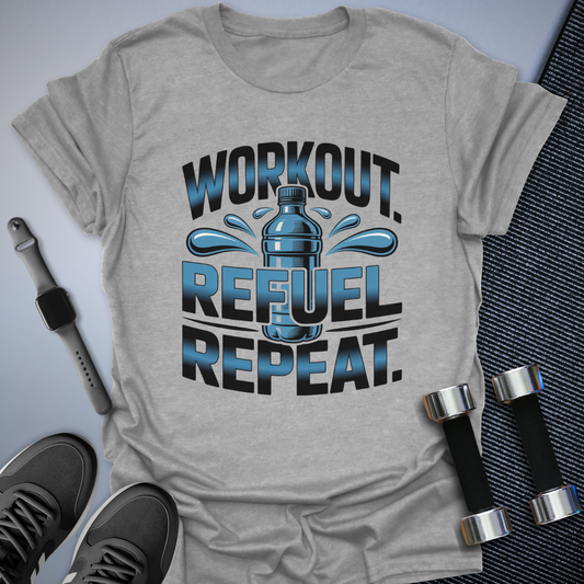 Workout Fuel Repeat T-Shirt