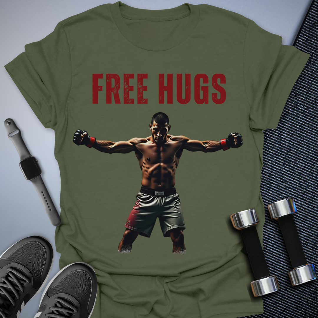 Free Hugs Fighter T-Shirt