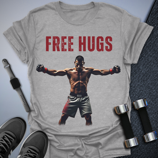 Free Hugs Fighter T-Shirt
