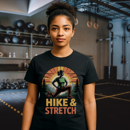 Printify T-Shirt Black / S Hike & Stretch T-Shirt