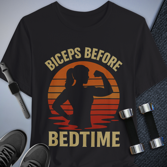 Retro Biceps Female T-Shirt
