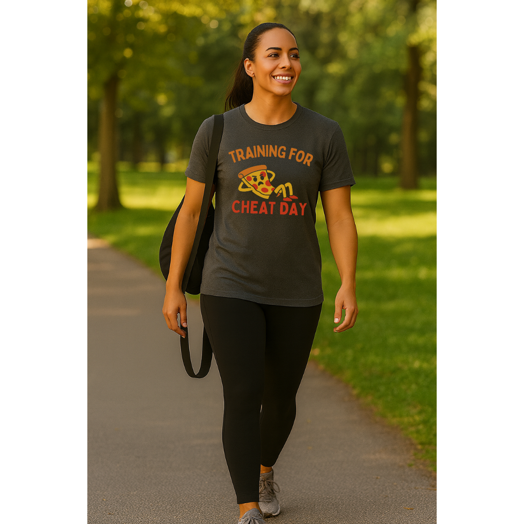 Printify T-Shirt Dark Heather / S Cheat Day Training T-Shirt