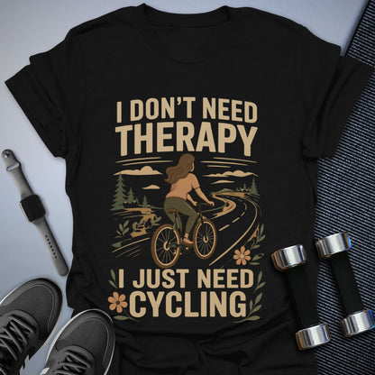 Cycling Is Therapy T-Shirt