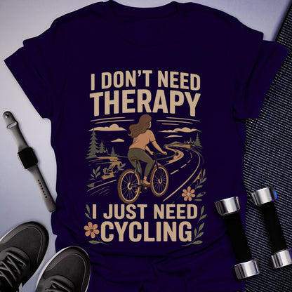 Cycling Is Therapy T-Shirt