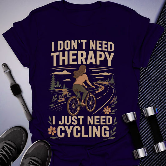 Cycling Is Therapy T-Shirt