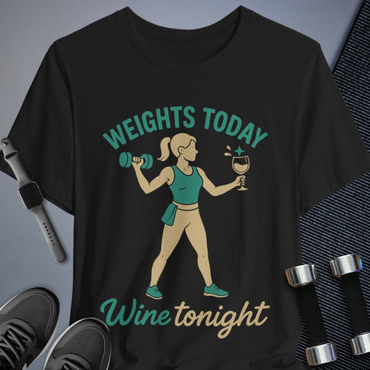 Weights Then Wine T-Shirt