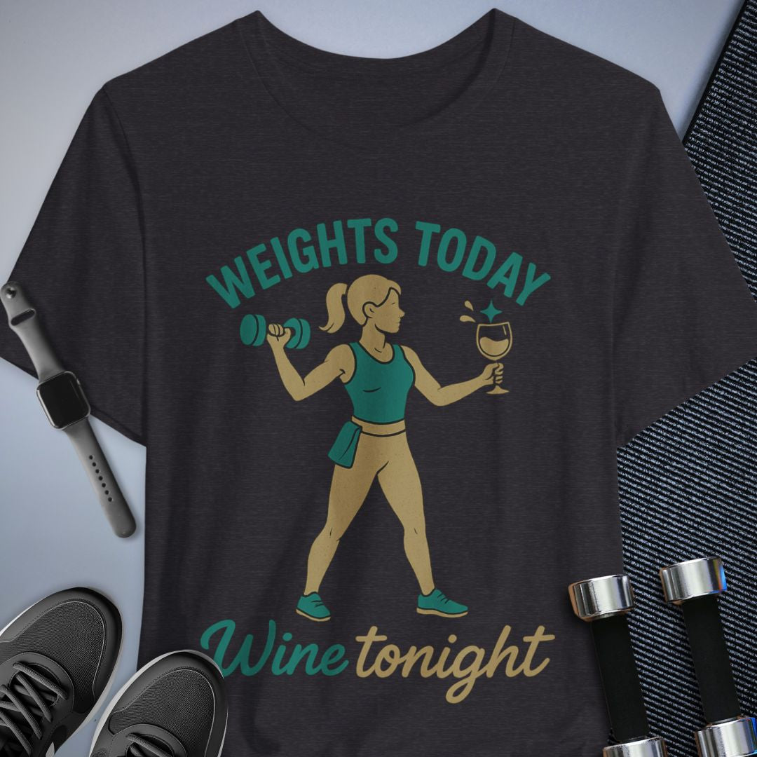 Weights Then Wine T-Shirt