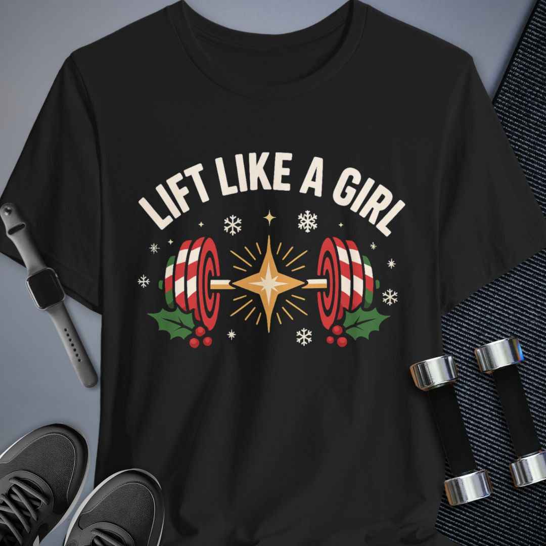 Printify T-Shirt Black / S Liftmas Queen Tee