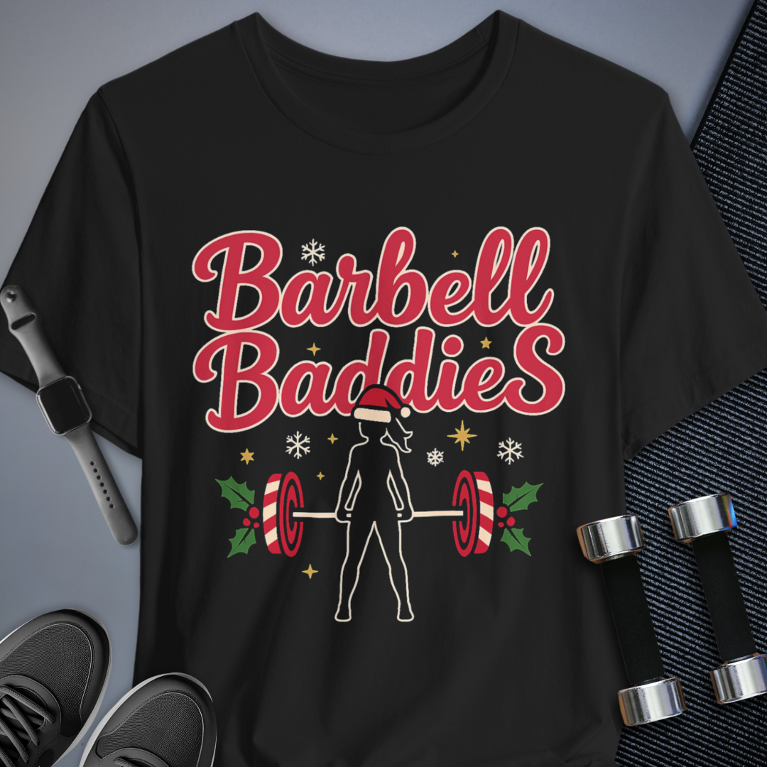 Printify T-Shirt Black / S Baddie Bells Tee