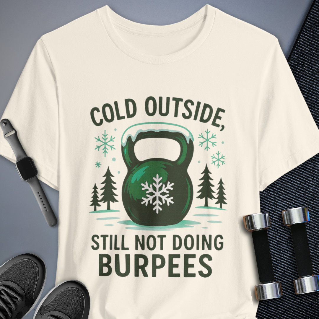 Printify T-Shirt Natural / S Burpee-Free Blizzard Tee
