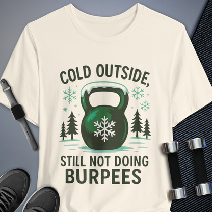 Printify T-Shirt Natural / S Burpee-Free Blizzard Tee