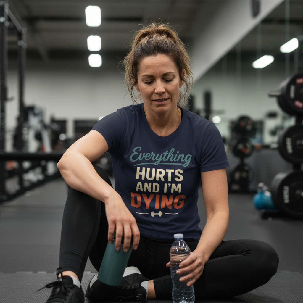 Printify T-Shirt Everything Hurts T-Shirt