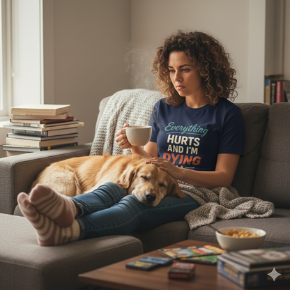 Printify T-Shirt Everything Hurts T-Shirt