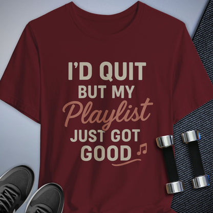 Printify T-Shirt Maroon / S DJ Ruined My Exit T-Shirt