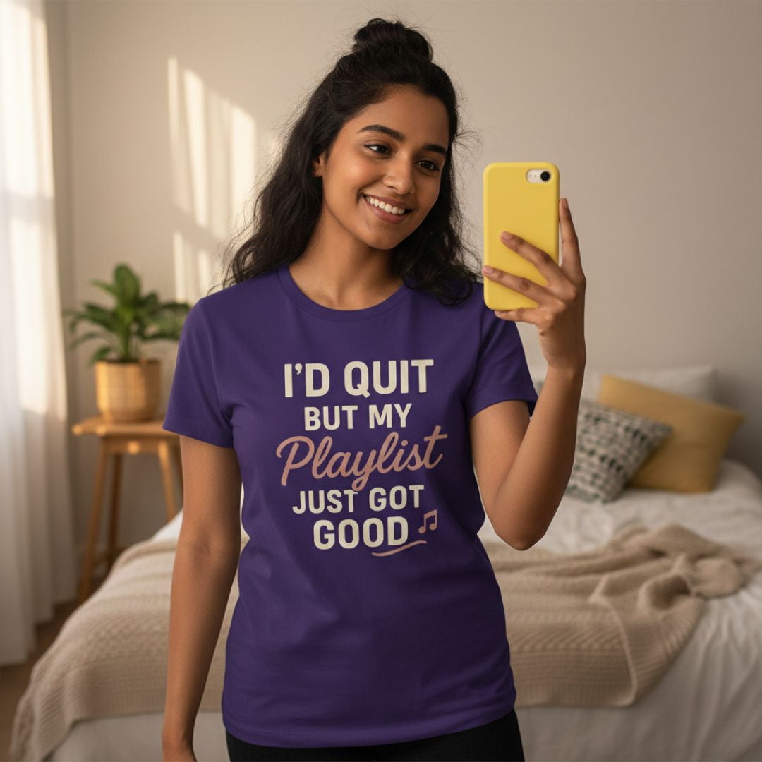 Printify T-Shirt DJ Ruined My Exit T-Shirt