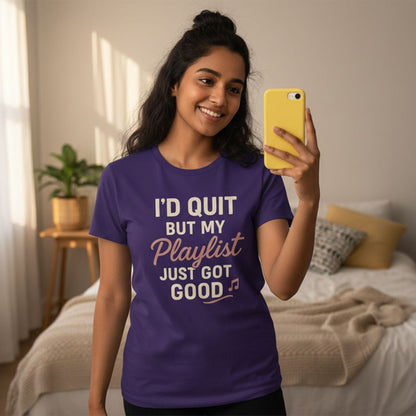 Printify T-Shirt DJ Ruined My Exit T-Shirt