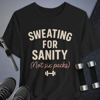 Printify T-Shirt Black / S Sweating for Sanity T-Shirt