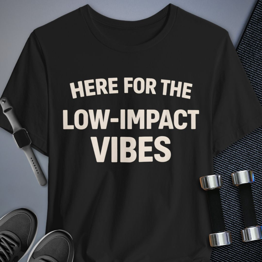 Printify T-Shirt Black / S Low Impact Vibes T-Shirt