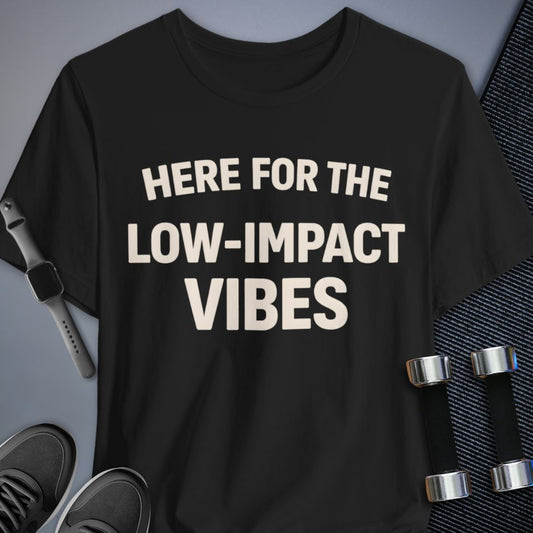 Printify T-Shirt Black / S Low Impact Vibes T-Shirt