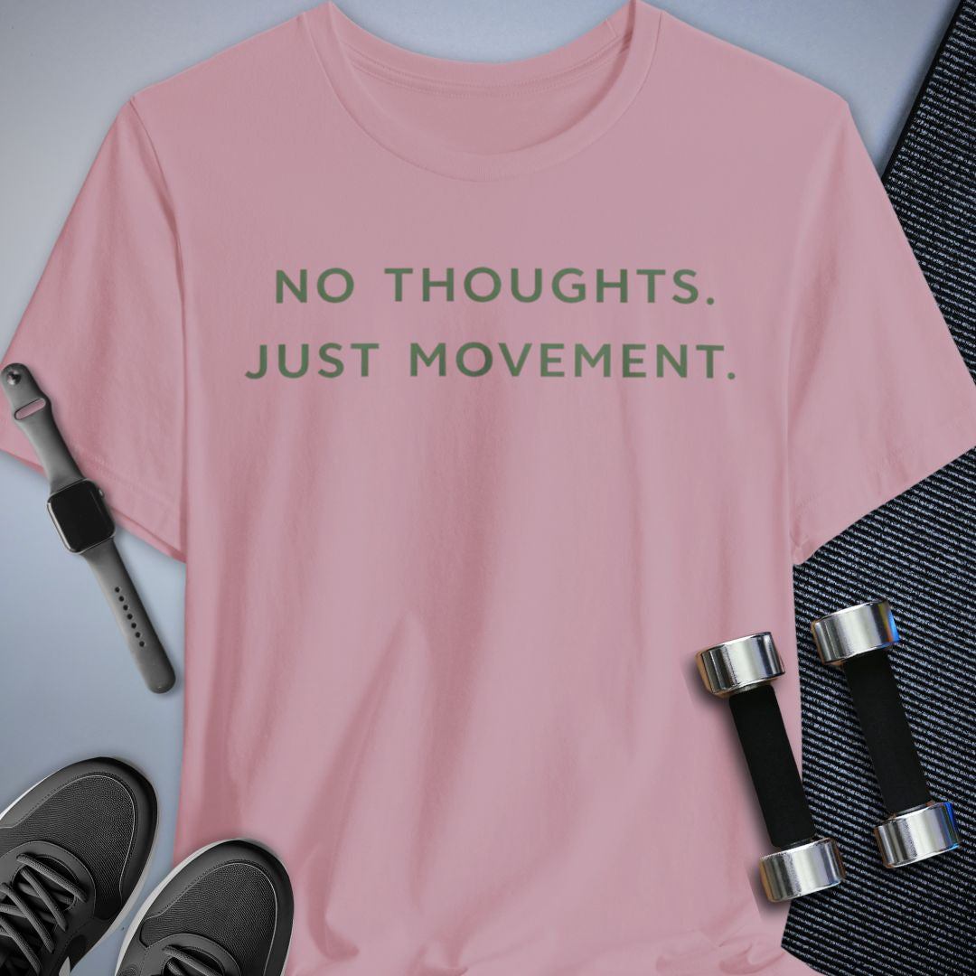 Printify T-Shirt Pink / S No Thoughts T-Shirt