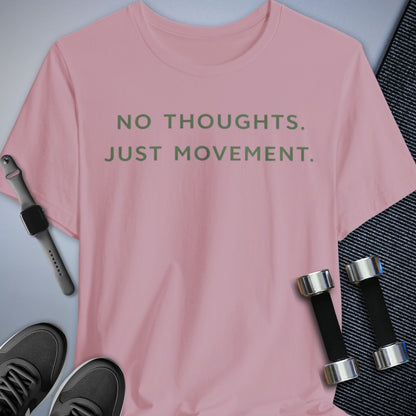 Printify T-Shirt Pink / S No Thoughts T-Shirt