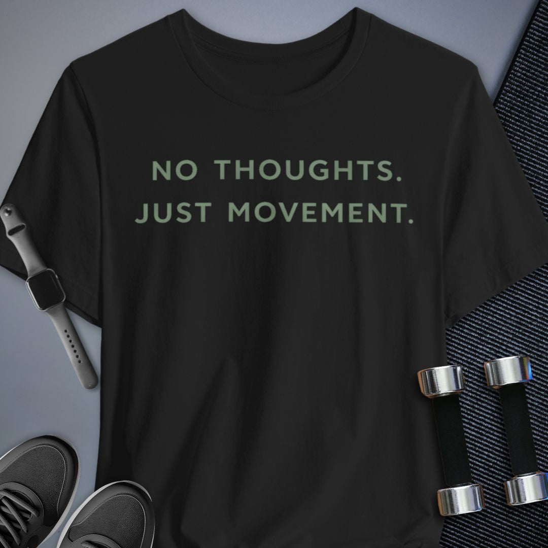 Printify T-Shirt Black / S No Thoughts T-Shirt