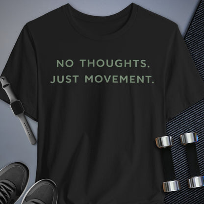 Printify T-Shirt Black / S No Thoughts T-Shirt