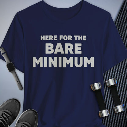 Printify T-Shirt Navy / S The Bare Minimum T-Shirt
