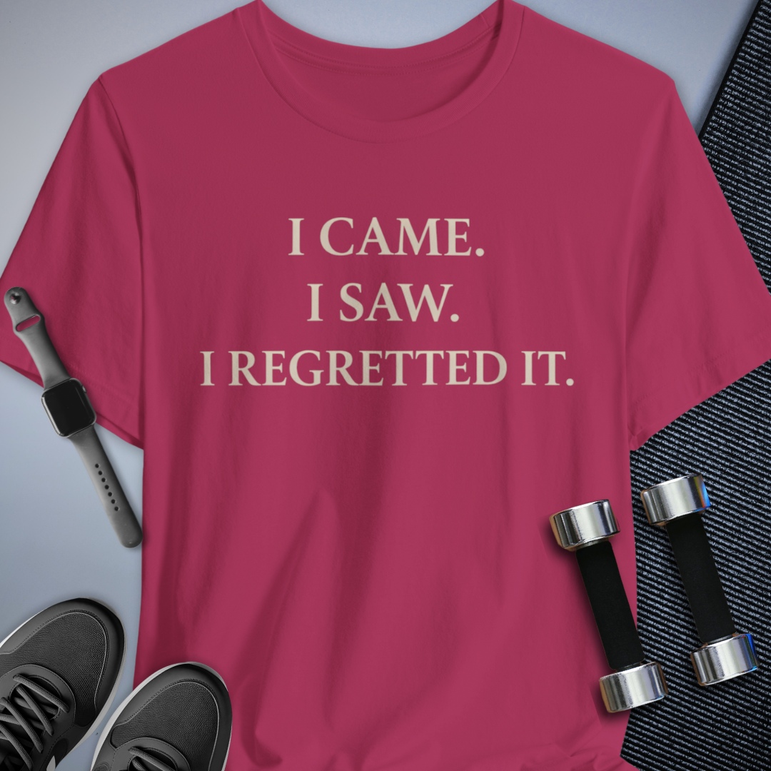 Printify T-Shirt Berry / S Instant Regret T-Shirt