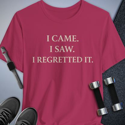 Printify T-Shirt Berry / S Instant Regret T-Shirt