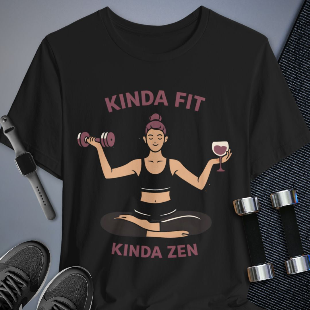 Printify T-Shirt Black / S Kinda Zen T-Shirt