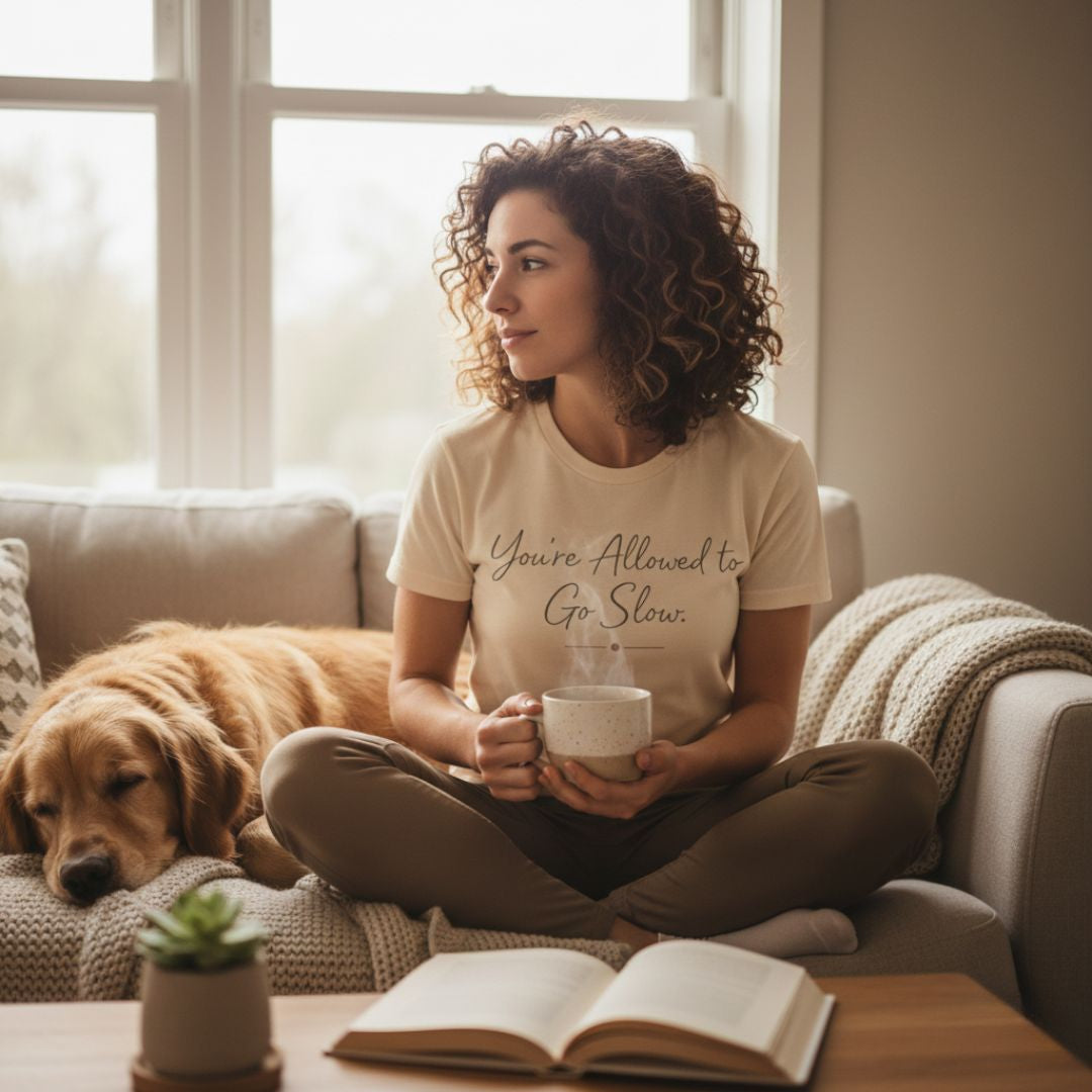 Printify T-Shirt Slow is Allowed T-Shirt