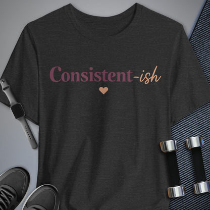 Printify T-Shirt Dark Grey Heather / S Consistent-ish T-Shirt