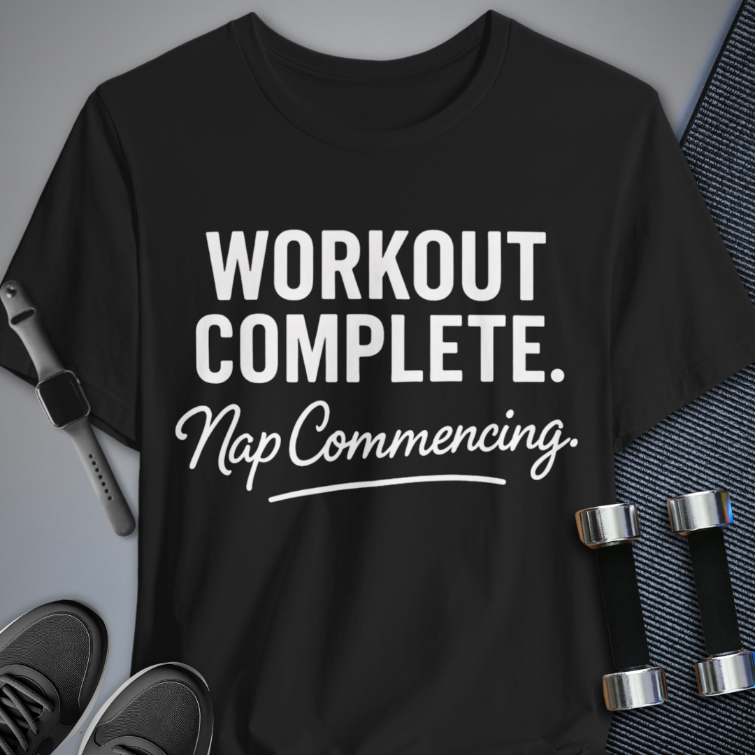 Printify T-Shirt Black / S Workout Complete T-Shirt