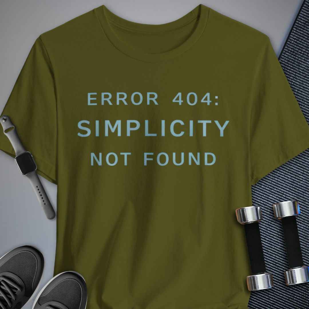 Printify T-Shirt Olive / S Complicated Workout T-Shirt