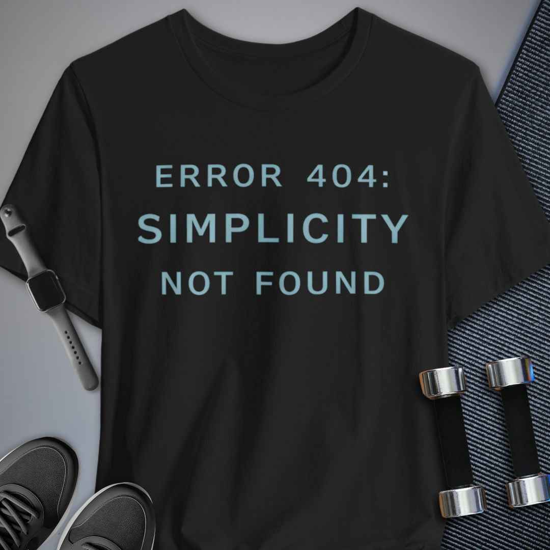 Printify T-Shirt Black / S Complicated Workout T-Shirt